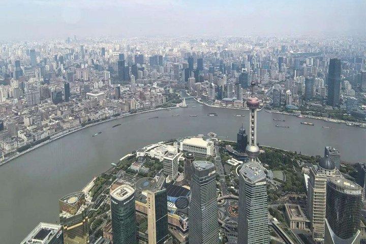 上海タワーザブントと黄浦江ナイトクルーズ