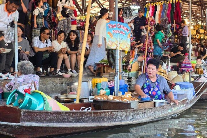 バンコク：都市のハイライトとフローティングマーケットプライベートツアー