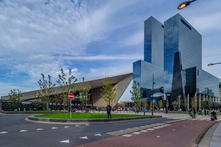Rotterdam Self-Guided Walking Tour Cube Houses, Audio and Quiz