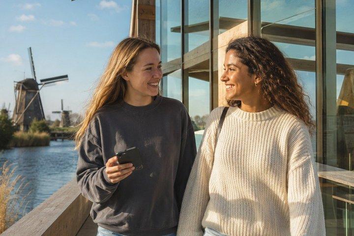 Kinderdijk: Self-Guided Scavenger Hunt & Walking Tour