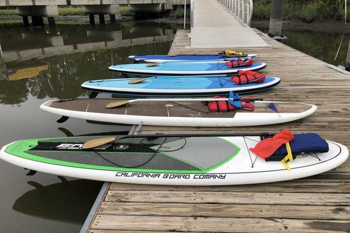 Sunset SUP Yoga Class in Virginia Beach