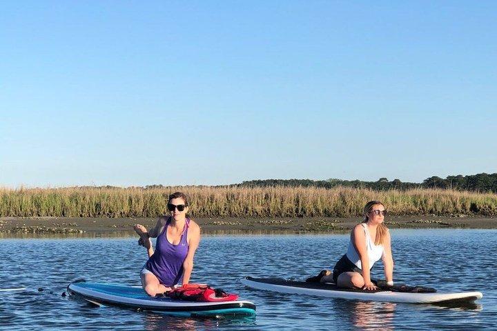 Sunset SUP Yoga Class in Virginia Beach
