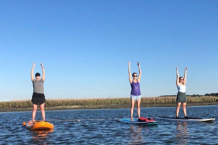 Sunset SUP Yoga Class in Virginia Beach