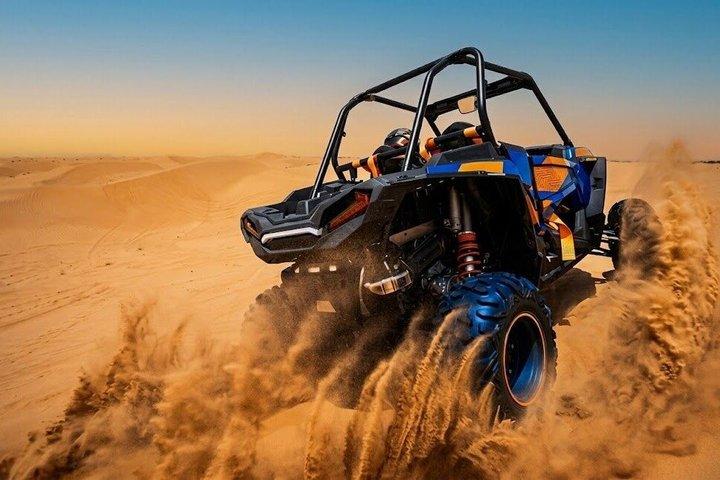 Desert Safari with 30 minutes Buggy Ride with Camel Ride & Dinner