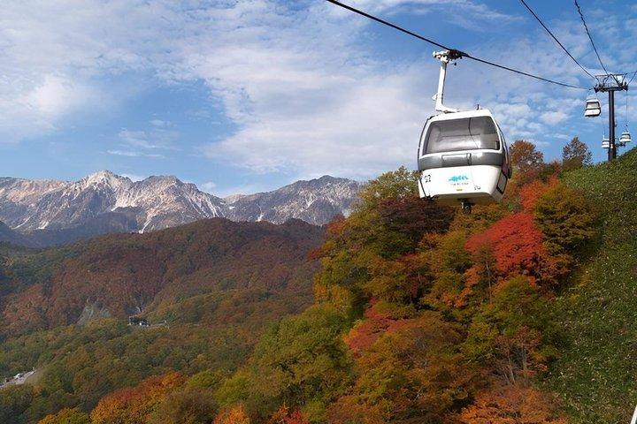 白馬マウンテンハーバー紅葉日帰り列車の旅