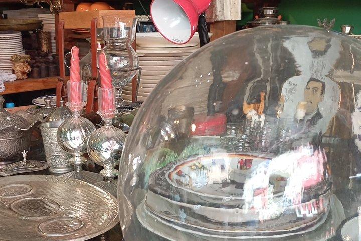 Istanbul Vintage Flea Market & Antique Photo Tour by Motorcycle