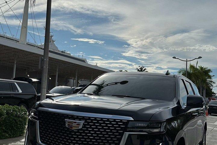 Privater Transfer Miami Flughafen zu oder von Downtown in Premium SUV