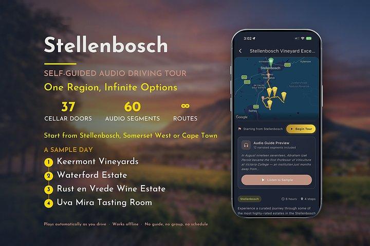 Stellenbosch Wine Tour : Guide audio GPS autoguidé