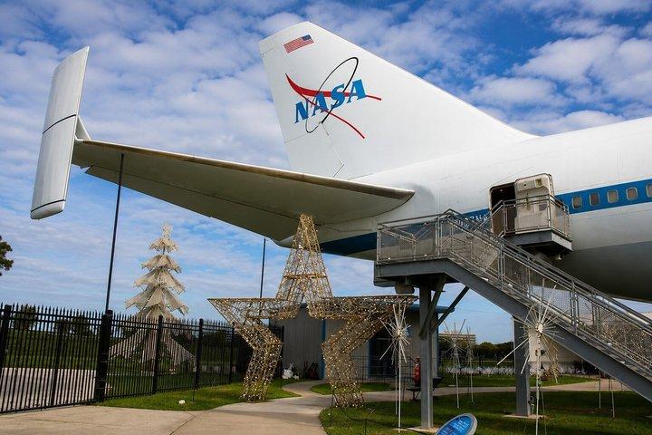 ヒューストンNASA宇宙センター：往復交通費＋NASAチップシート