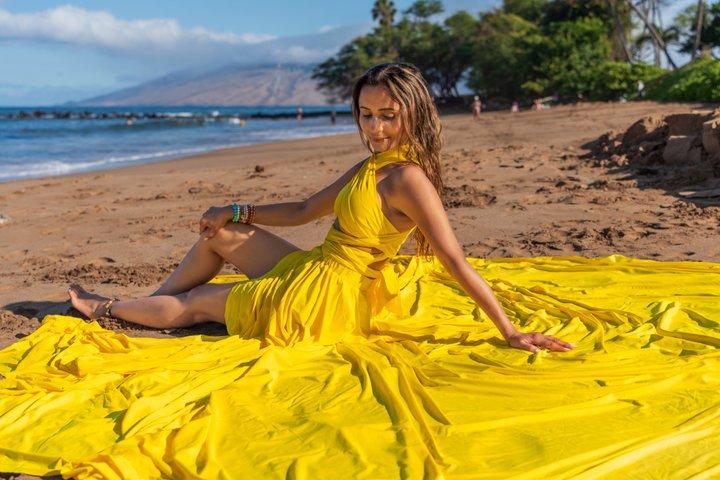 マウイ島フライングドレスコンテンツ写真撮影体験