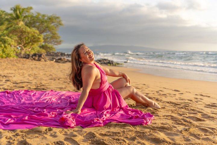マウイ島フライングドレスコンテンツ写真撮影体験