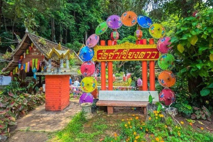 チェンダーオの終日洞窟山からの眺め