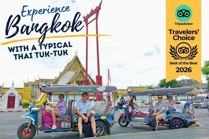 Experience Bangkok with typical Thai tuk-tuk