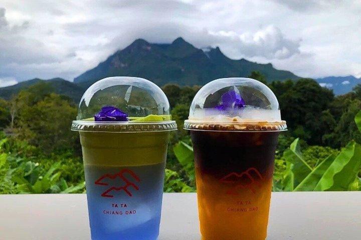 チェンダーオの終日洞窟山からの眺め