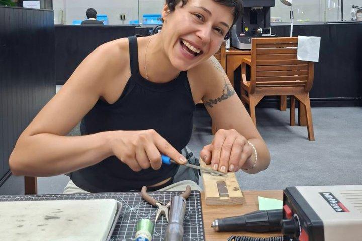 チェンマイでシルバージュエリー作り教室