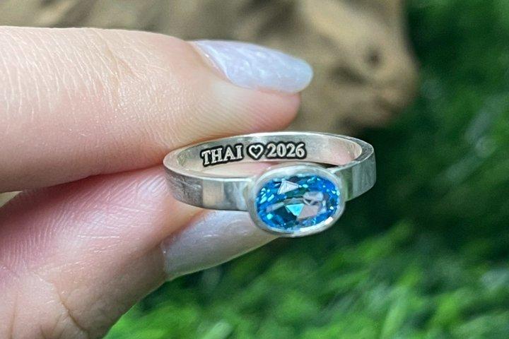 チェンマイでシルバージュエリー作り教室