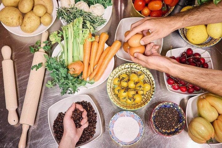 ローマからのモンテプルチアーノ料理教室とワインテイスティング