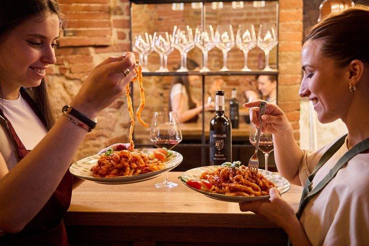 ローマからのモンテプルチアーノ料理教室とワインテイスティング