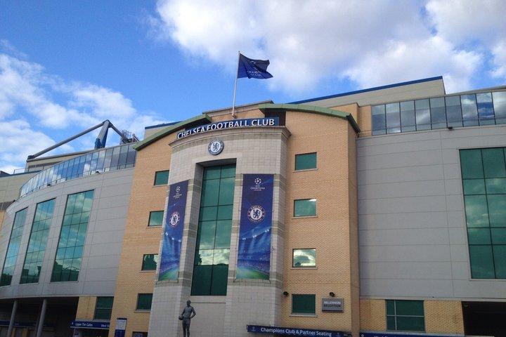 Chelsea Football Match at Stamford Bridge Stadium
