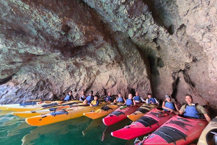 Emerald Cave Kayak oplevelse med valgfri Las Vegas Shuttle