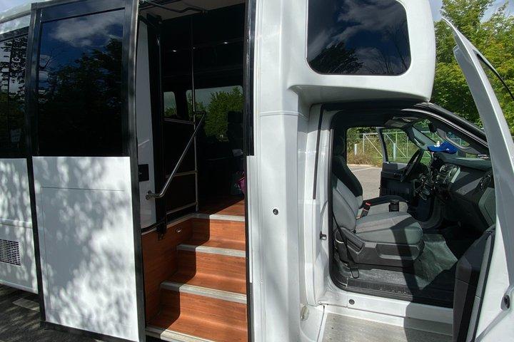 Private 23 Passenger Bus Charter with Professional Driver
