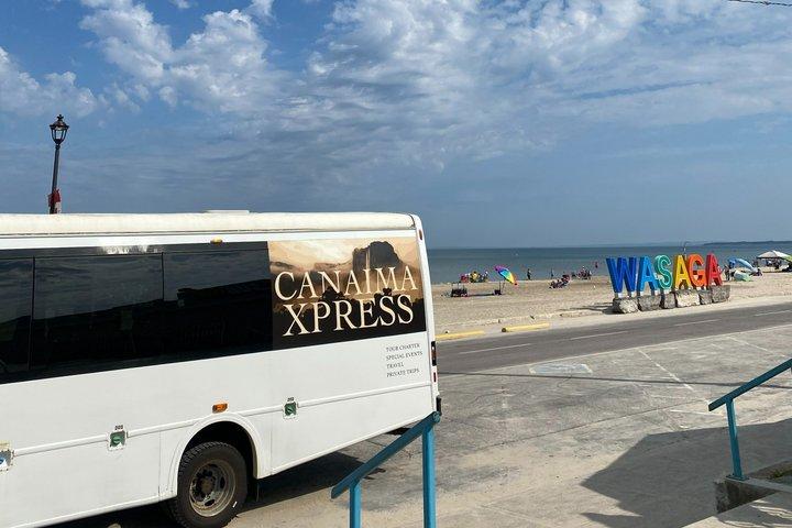 Private 23 Passenger Bus Charter with Professional Driver