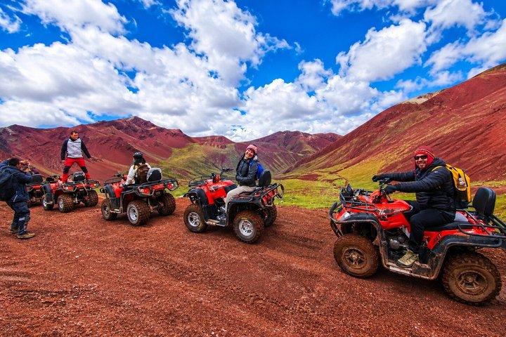 ATV-tur til Rainbow Mountain og Red Valley 1 dag