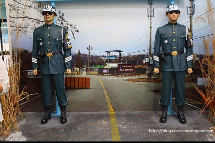 DMZ韓国語国境、空港乗り継ぎ セダンで見学