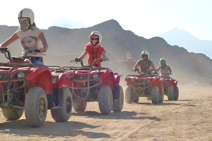Hurghada Desert Safari with Quad Bike, Buggy, BBQ Dinner & Show