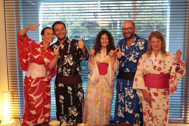 Matcha Kimono teceremoni i Tokyo