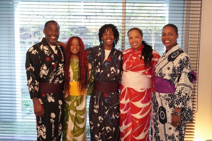 Matcha Kimono teceremoni i Tokyo