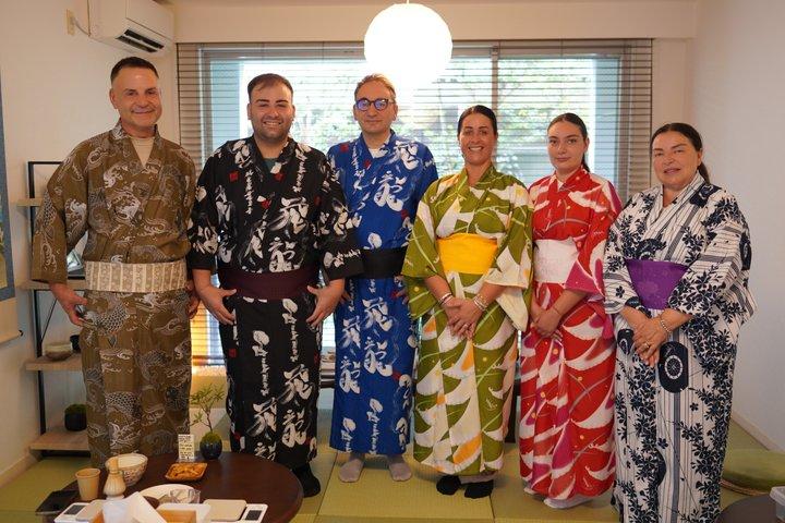 Matcha Kimono teceremoni i Tokyo
