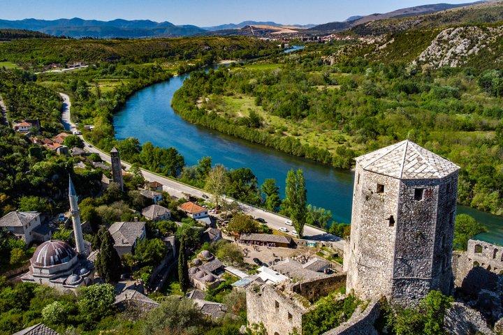 Excursão guiada de um dia a cachoeiras de Mostar e Kravice saindo de Split