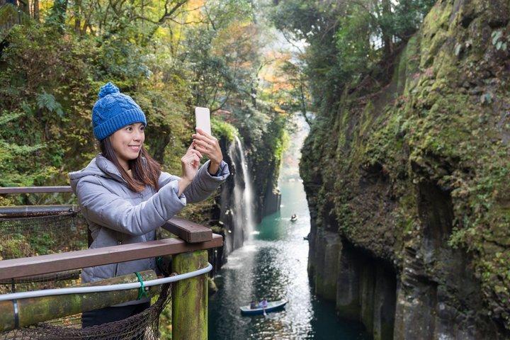 阿蘇山、高千穂峡、または黒川温泉からの福岡日帰り旅行