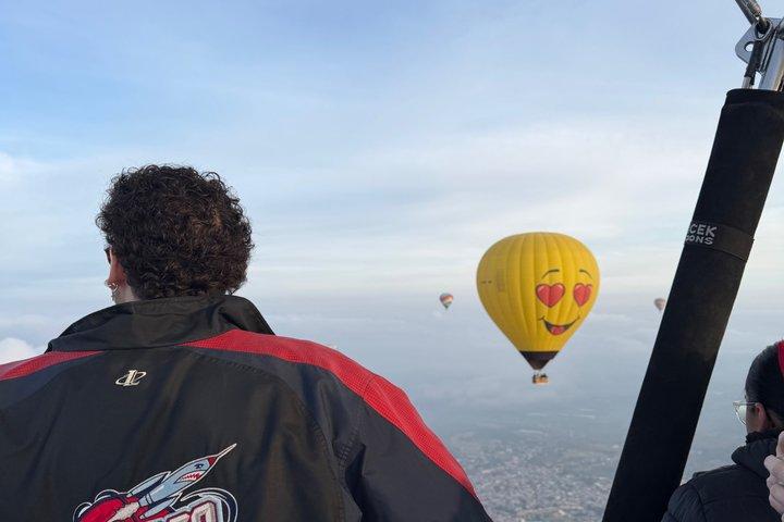 Balloon flight and pick up CDMX and Breakfast Buffet