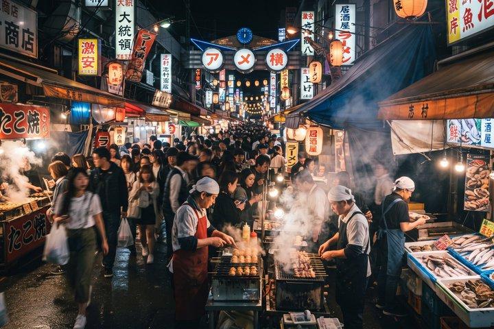 東京：上野公園、東照宮＆アメ横フードウォーク