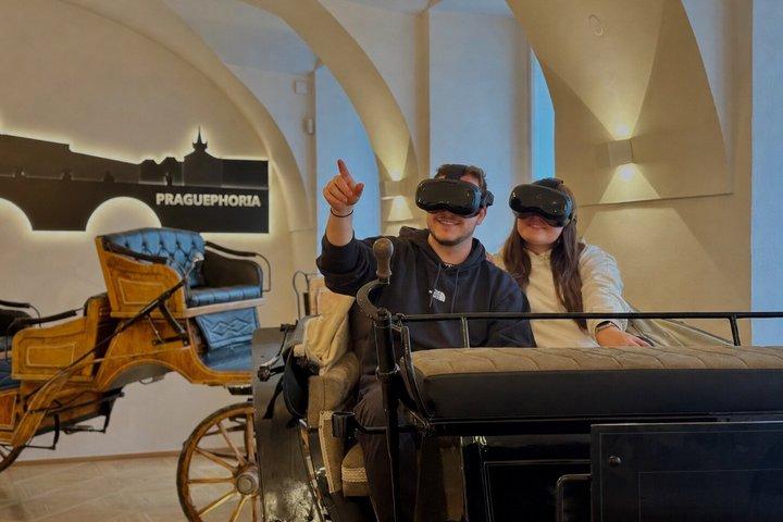 馬車からのバーチャルリアリティ体験でプラハを発見する