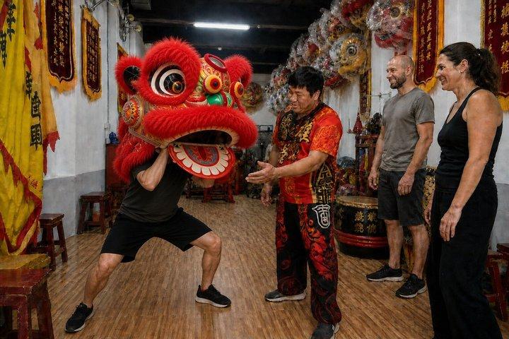 Privat workshop i Guangzhou Liondans, Dim Sum- och Tai Chi-upplevelse