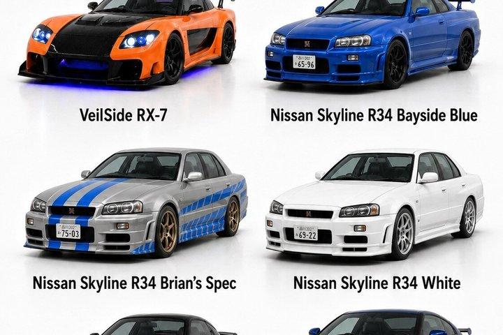 東京ドリフトナイトツアー：R34＆GT-Rで夜の大黒PAへ
