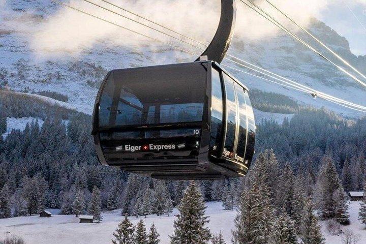 Eiger Express Gondola billet til Eigergletscher fra Grindelwald