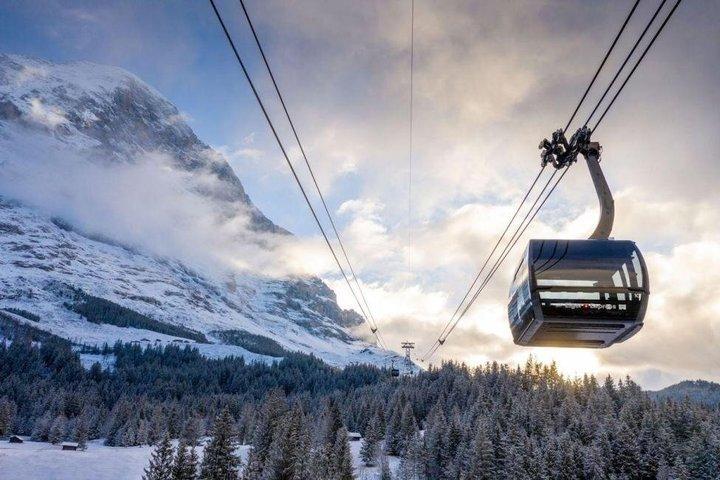 Eiger Express Gondola billet til Eigergletscher fra Grindelwald