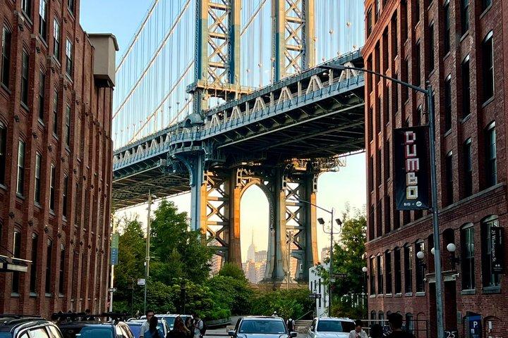 ニューヨーク市からのパノラマトラムフェリーとスペイン語バスツアー