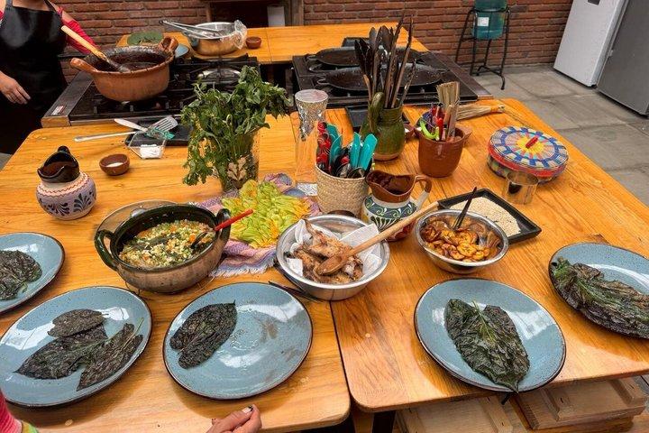 テワナを使った地峡の料理教室