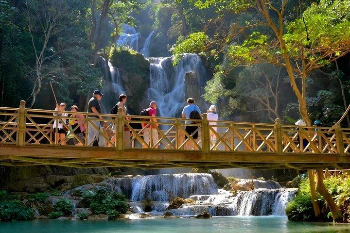 Visiting Pak Ou Caves Whisky Village and Kuang Si Falls