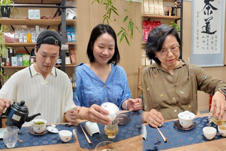 上海で試飲付き中国語ティーアートワークショップ