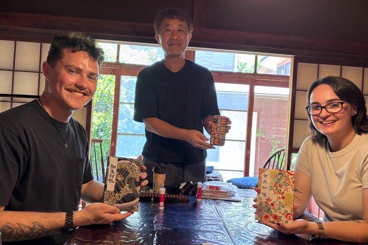 Make your Goshuin Stamp Book in Kamakura Retro Café