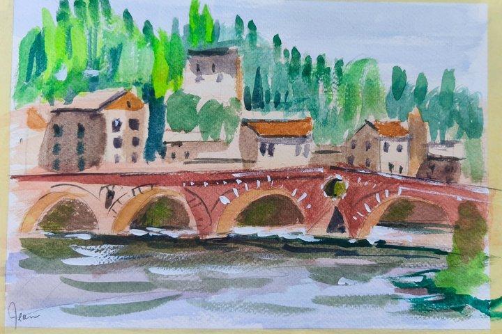 3 Hour Watercolor Private Experience in Verona