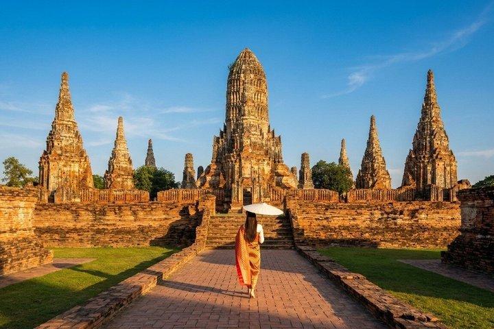 Tour de templos de Bangkok y Ayutthaya y Parque Nacional Khao Yai