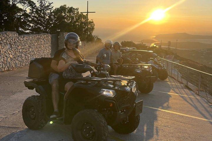 Santorini ATV Panoramic Tour in Blue Domes Peaks and Castles