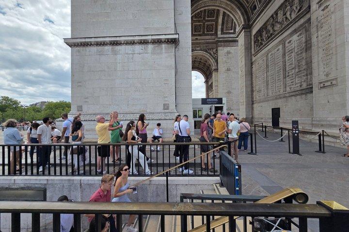 Tickets voor het dak van de Arc de Triomphe - Optionele Privé Gids